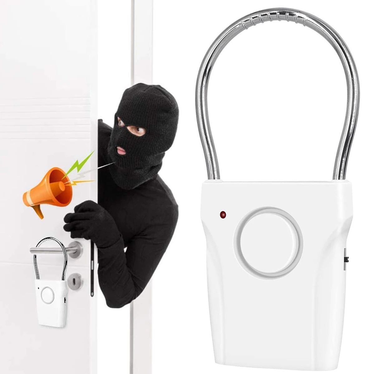 Door Wedge Alarm - Alarme de maçaneta de porta 110dB