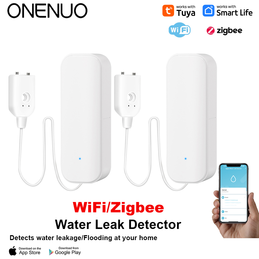 Home Security Company - Sensor de água wi-fi/zigbee, alarme de
