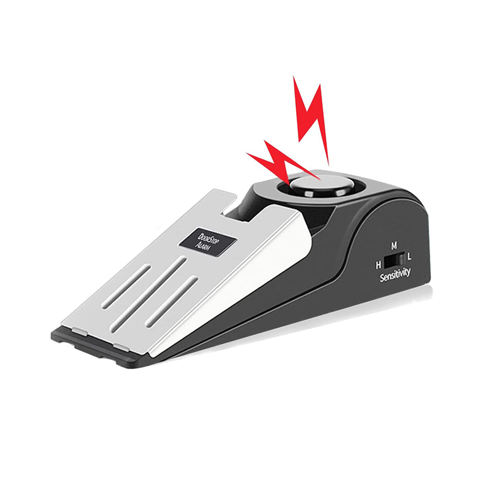 Door Wedge Alarm - 1pc rolha de porta alarme portátil