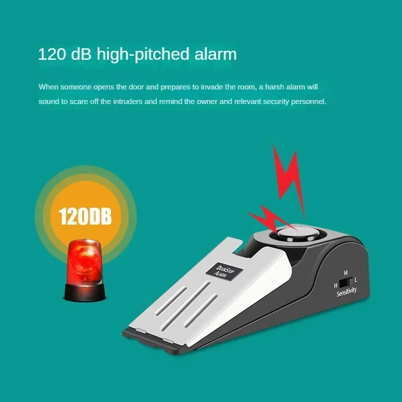 Door Wedge Alarm - Parada de porta do hotel, alarme