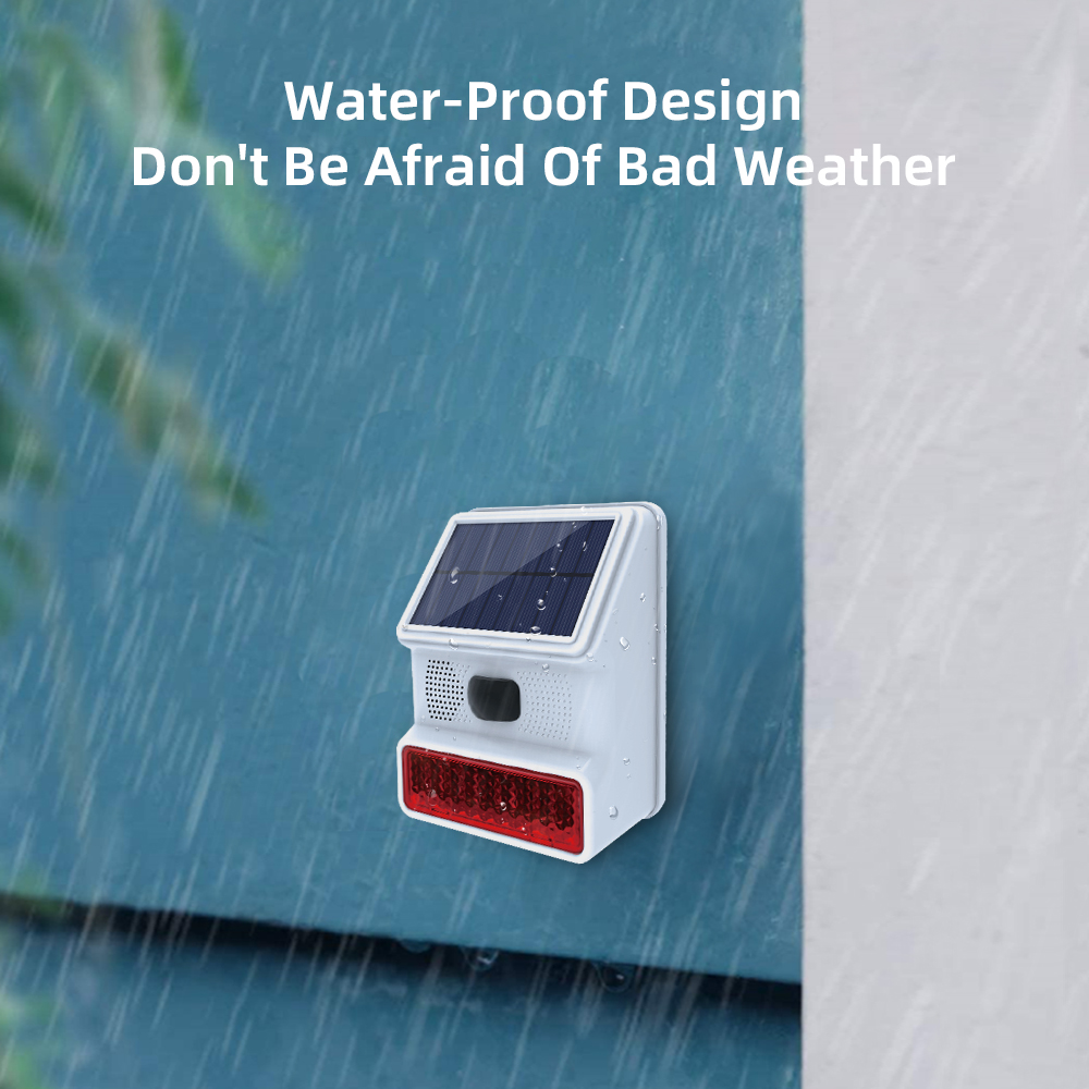 Sirene estroboscópica solar ex - Alarm Siren Outdoor avaliação e preço