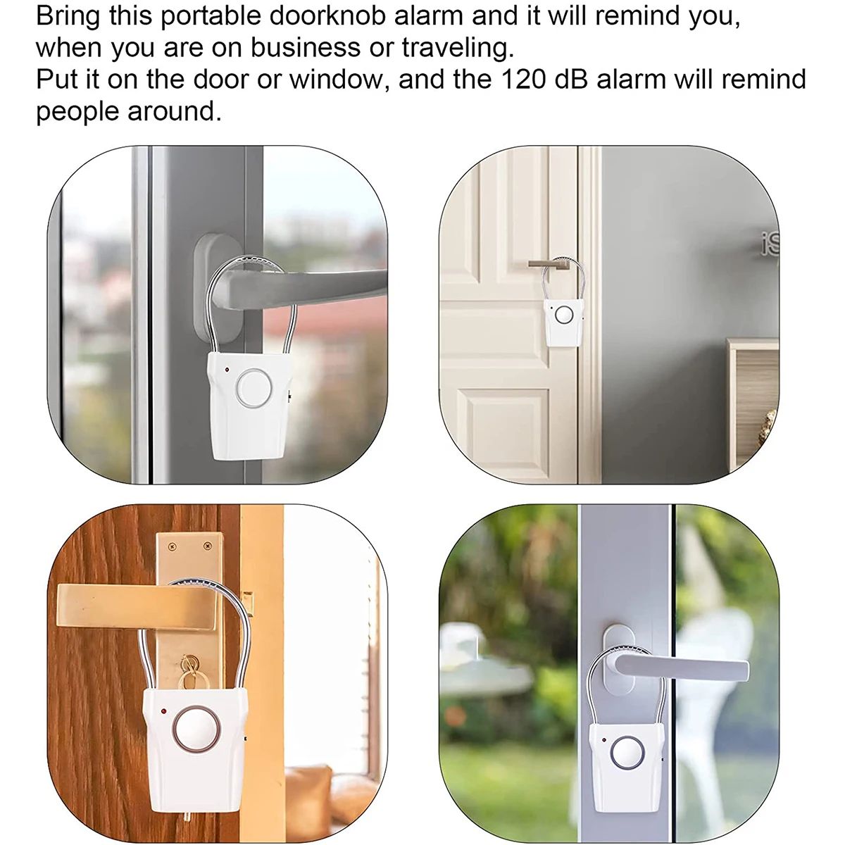 Alarme de maçaneta de porta 11 - Door Wedge Alarm avaliação e preço