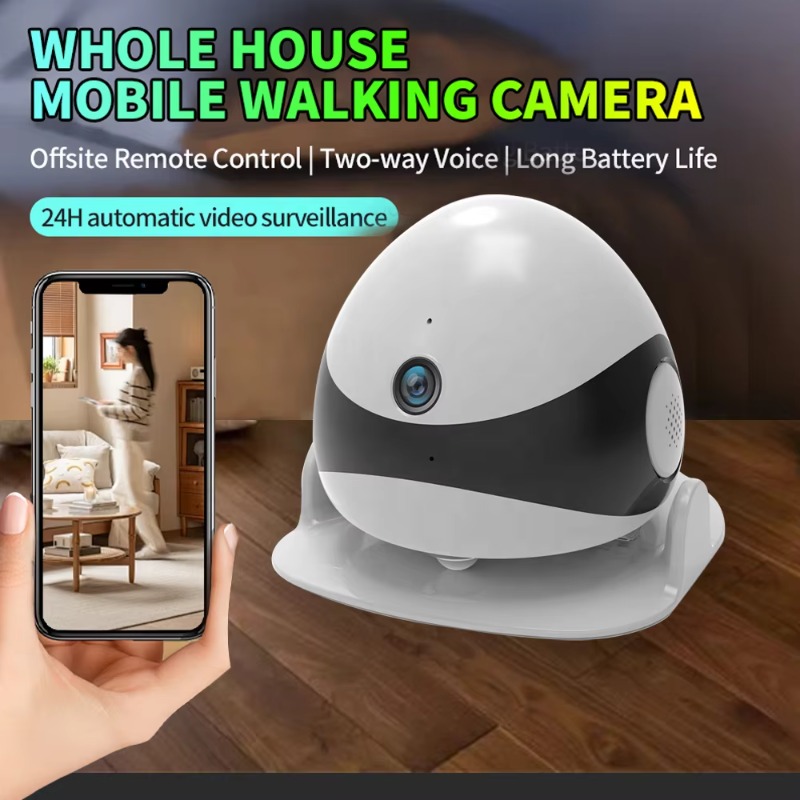 Câmera Robô Móvel Sem Fio 2K H - Home Security Robot Dog avaliação e preço