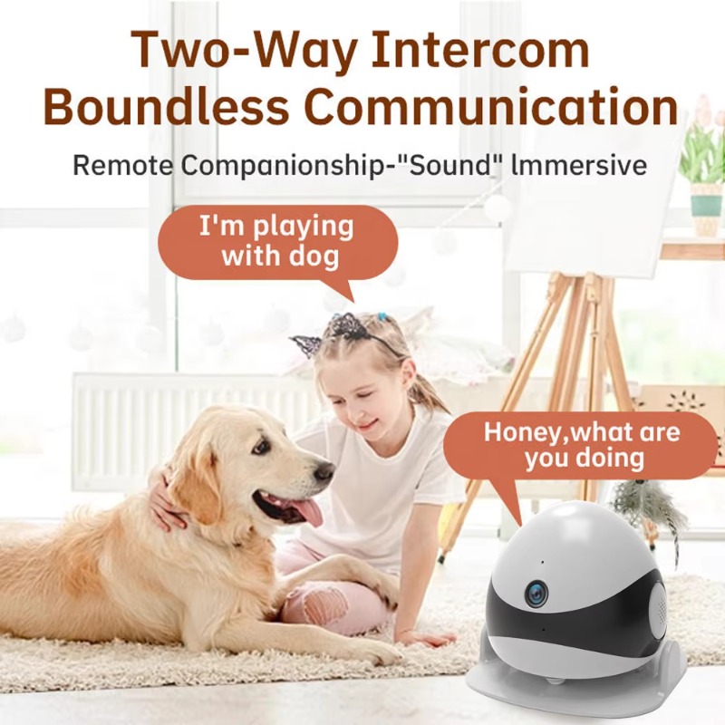 Câmera Robô Móvel Sem Fio 2K H - Home Security Robot Dog avaliação e preço