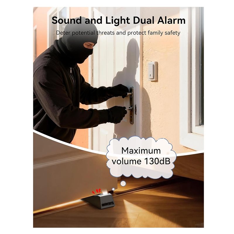 Alarme de Porta AB34, Batente  - Door Wedge Alarm avaliação e preço