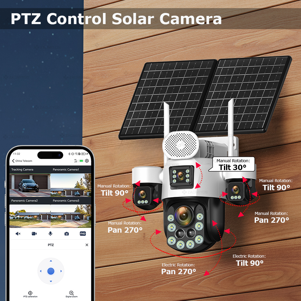 Câmera Externa 360 com 4 Lente - Home Security Company avaliação e preço