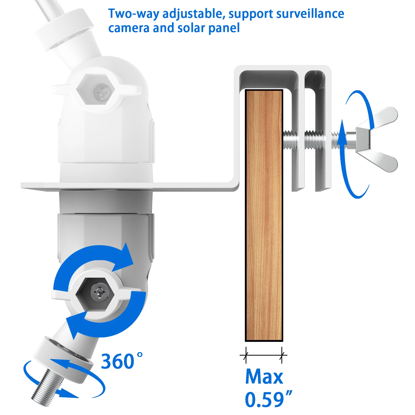 Suporte de calha branco à prov - Home Security Outdoor Cameras avaliação e preço
