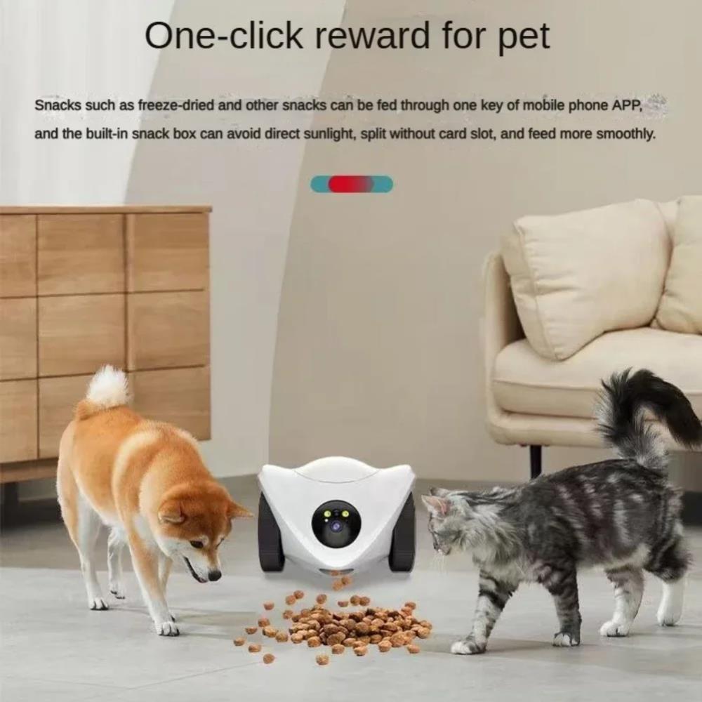 Câmera robô para animais de es - Home Security Robot Dog avaliação e preço