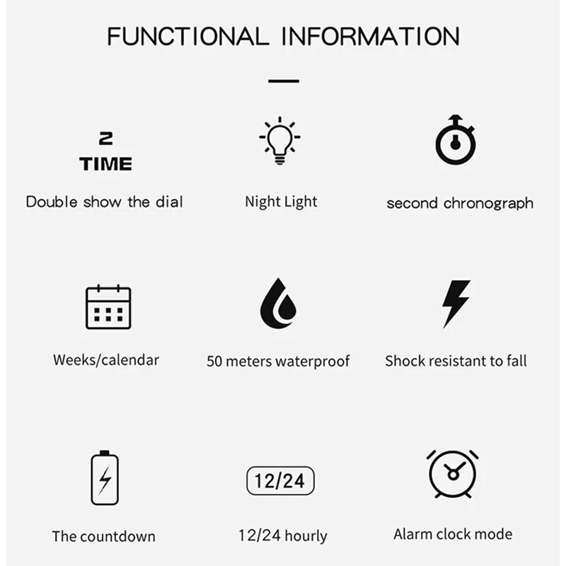 Sanda marca g estilo led relóg - Home Security Electronics avaliação e preço