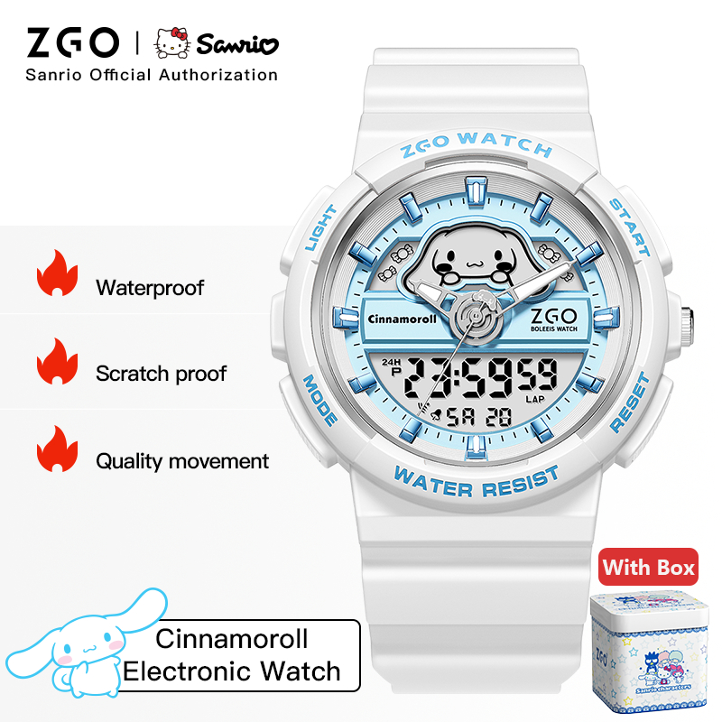Zgo x sanrio cinnamoroll relóg - Home Security Electronics avaliação e preço