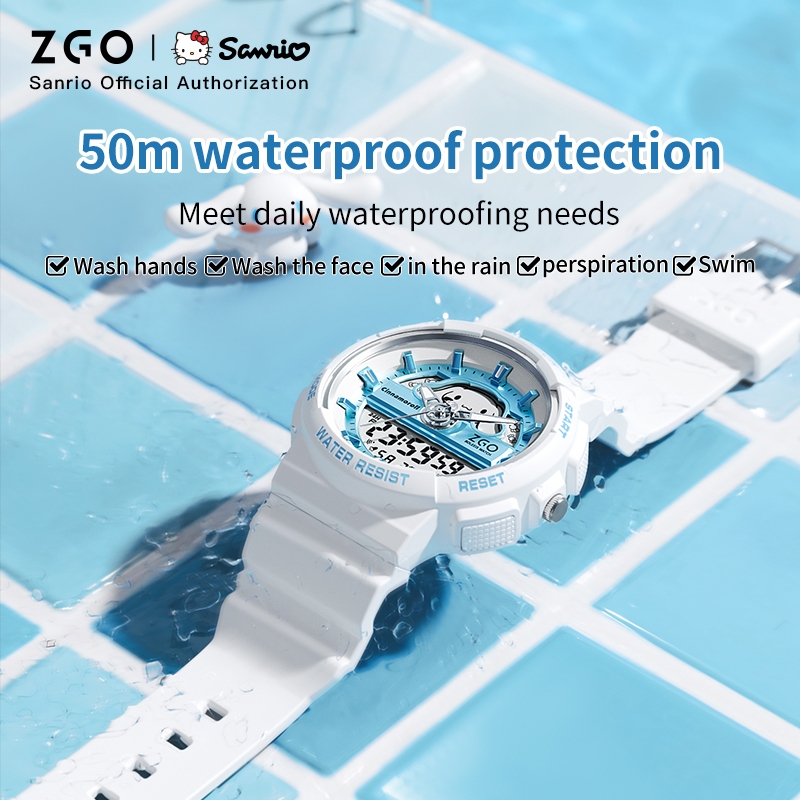 Zgo x sanrio cinnamoroll relóg - Home Security Electronics avaliação e preço