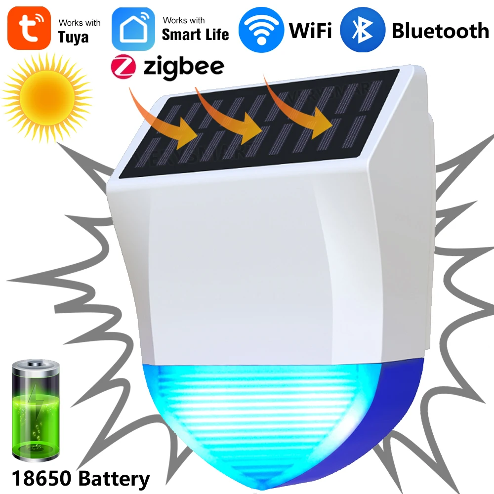 Tuya inteligente para zigbee/w - Alarm Siren Outdoor avaliação e preço