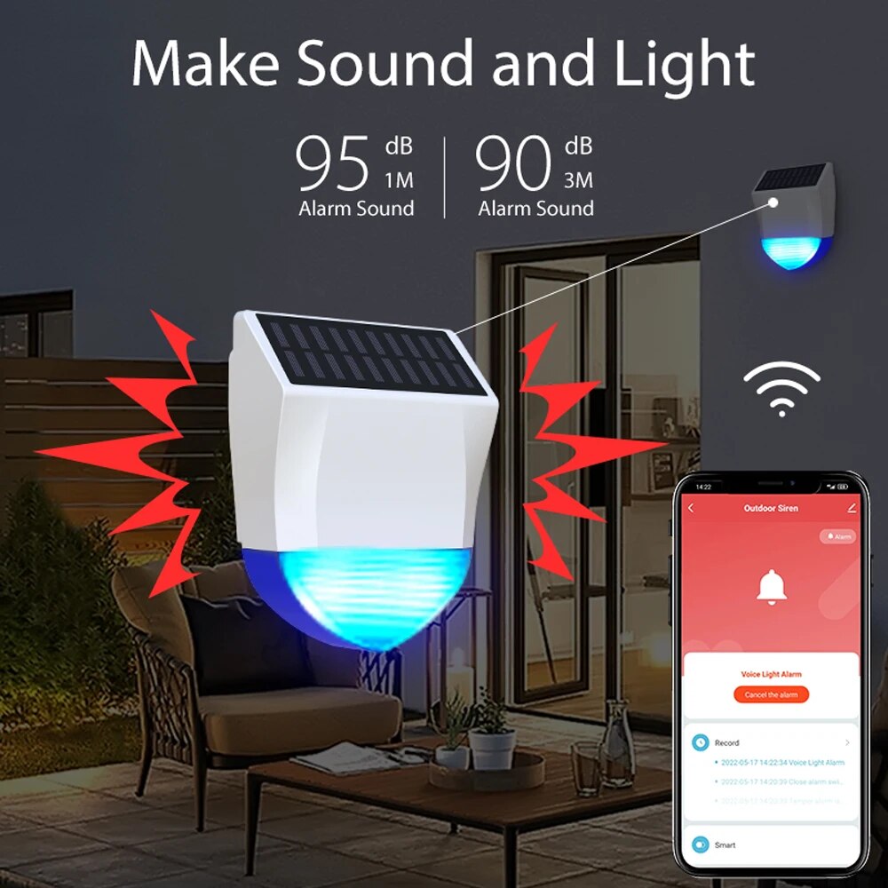 Tuya inteligente para zigbee/w - Alarm Siren Outdoor avaliação e preço