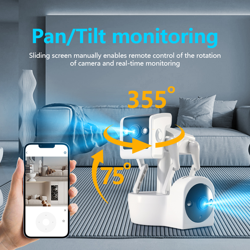 1080p 5g lente dupla robô cão  - Home Security Robot Dog avaliação e preço