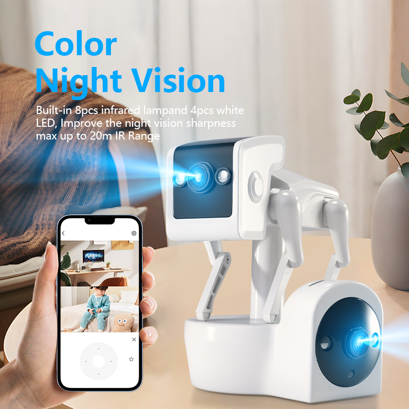 1080p 5g lente dupla robô cão  - Home Security Robot Dog avaliação e preço
