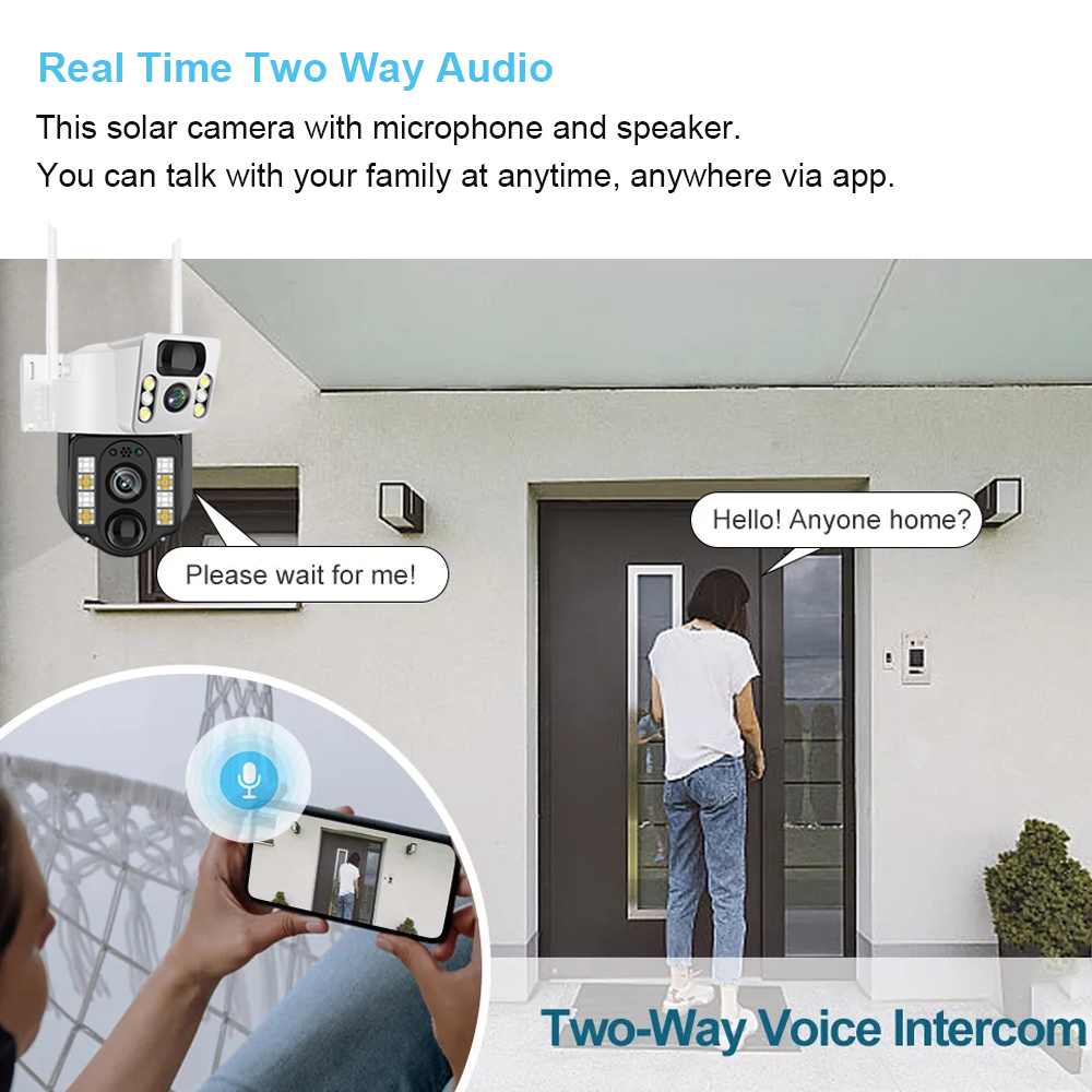 Câmera de vigilância CCTV sola - Home Security Company avaliação e preço