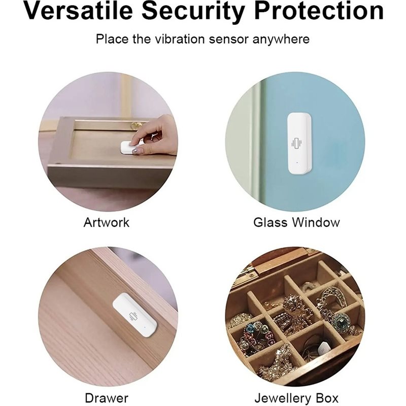 【VALUE MONEY】Sensor de Vibraçã - Home Security With Alarm avaliação e preço