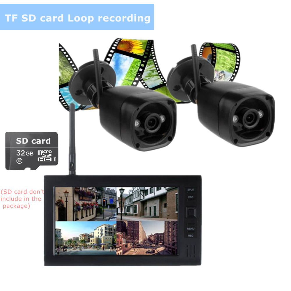 Sistema de segurança CCTV sem  - Home Security Outdoor Cameras avaliação e preço