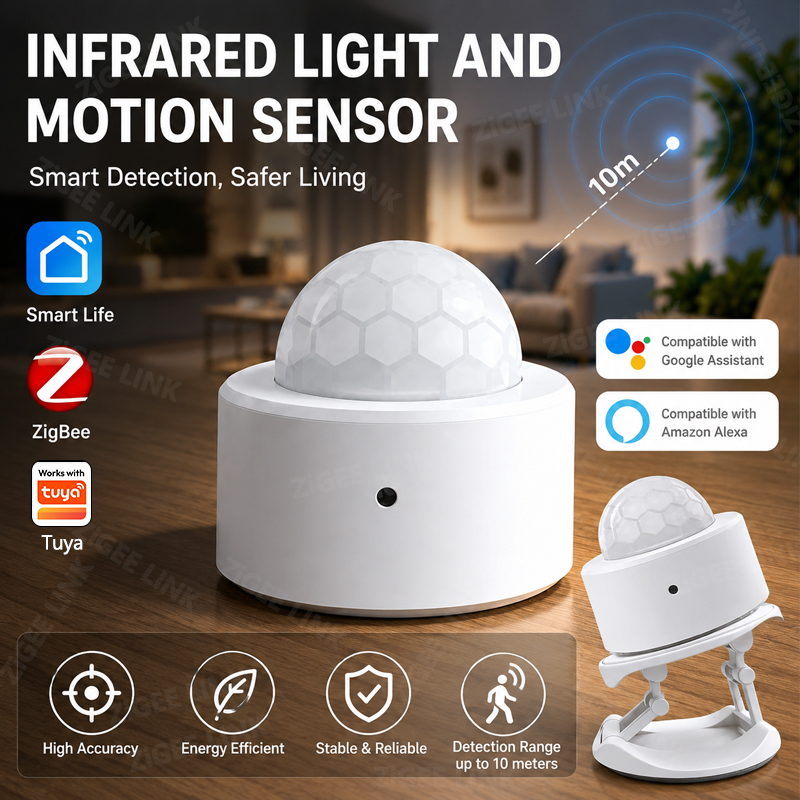 Sensor de Movimento PIR ZigBee - Home Security With Alarm avaliação e preço