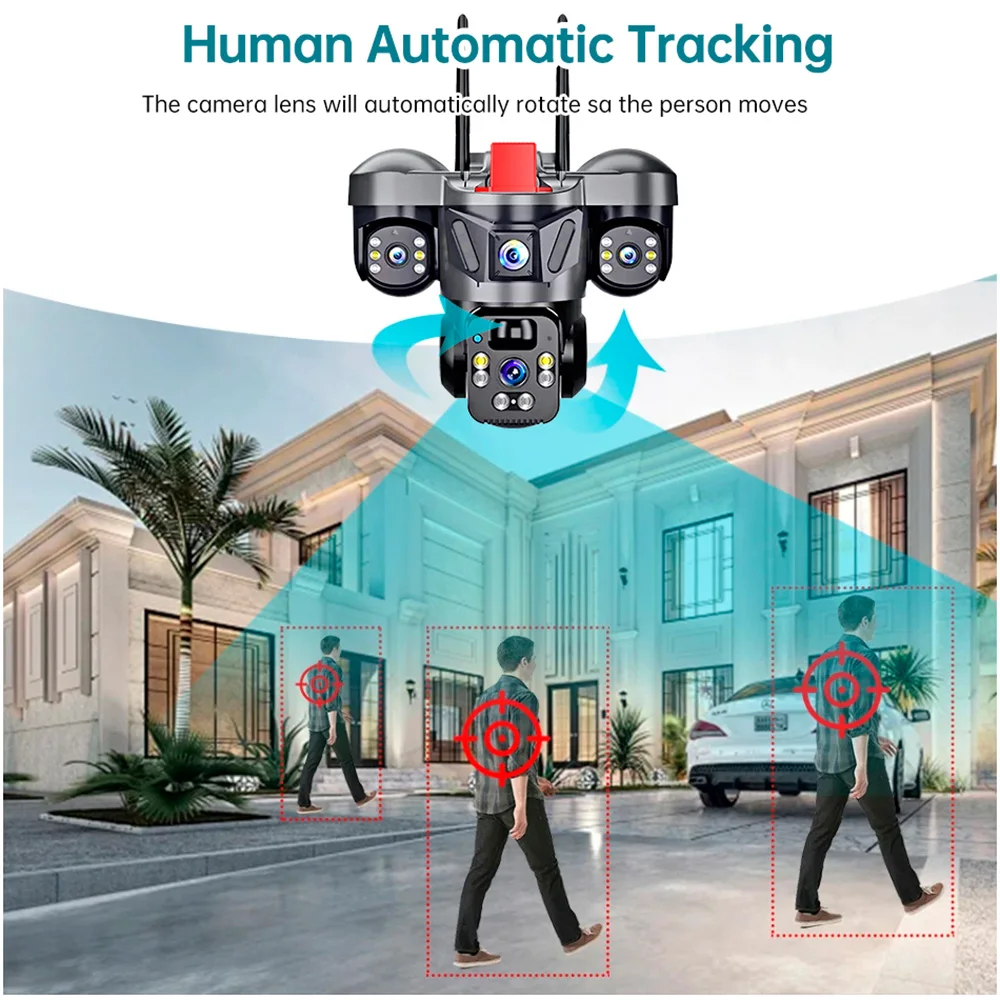 Kerui v380 pro ao ar livre ptz - Home Security Company avaliação e preço