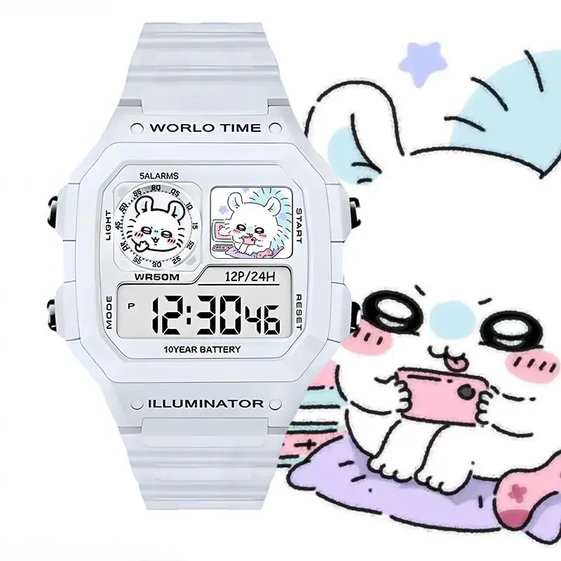 Relógio Digital Kawaii Chiikaw - Home Security Electronics avaliação e preço