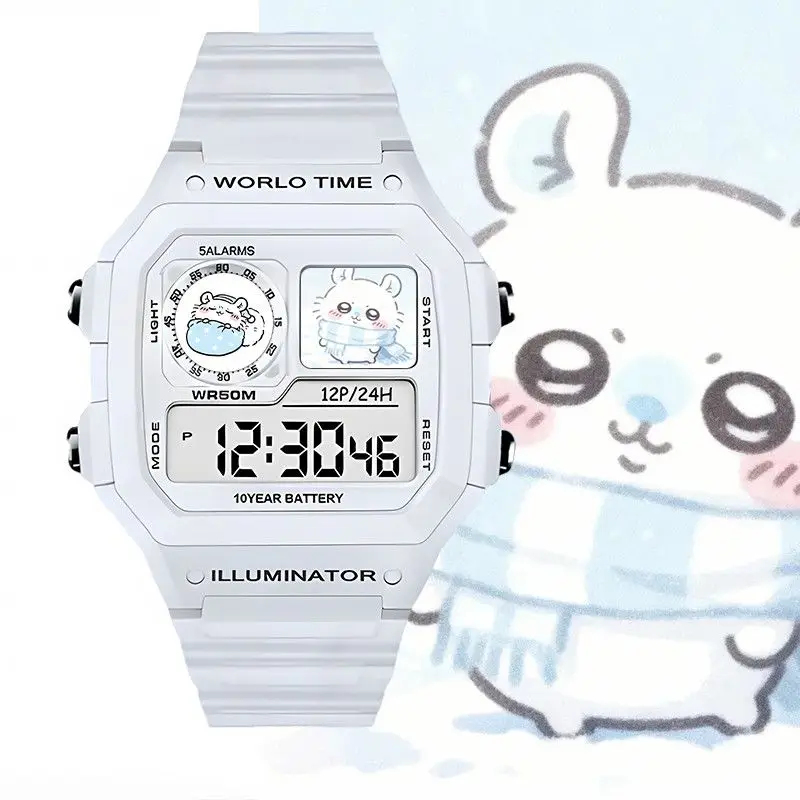 Relógio Digital Kawaii Chiikaw - Home Security Electronics avaliação e preço