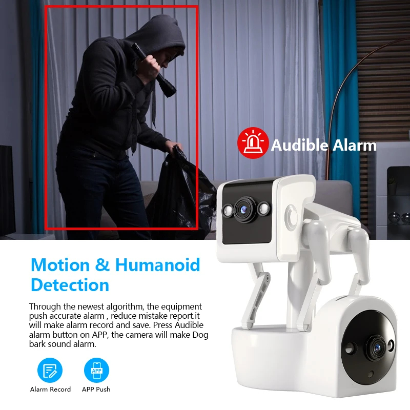 Câmera Robô em Forma de Cachor - Home Security Robot Dog avaliação e preço