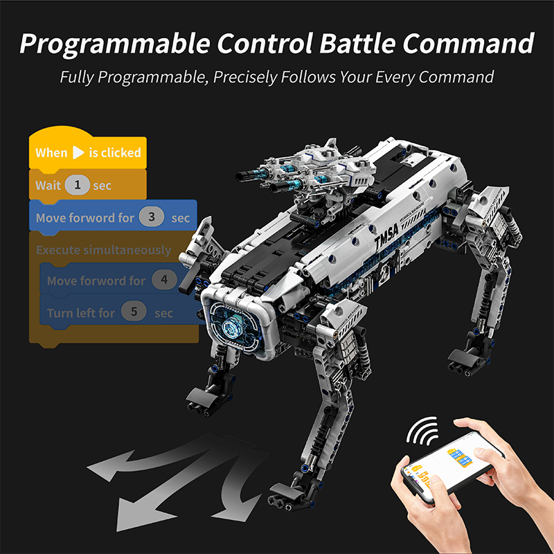 Robô Cão de Guerra de Programa - Home Security Robot Dog avaliação e preço